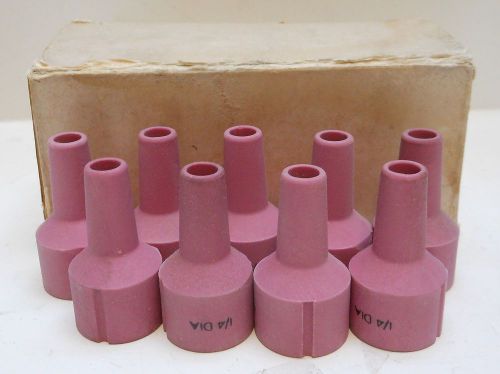 O.K.I Supply Co. TIG Alumina Nozzle TC0027 1/4&#034; New Box of 9 NIB