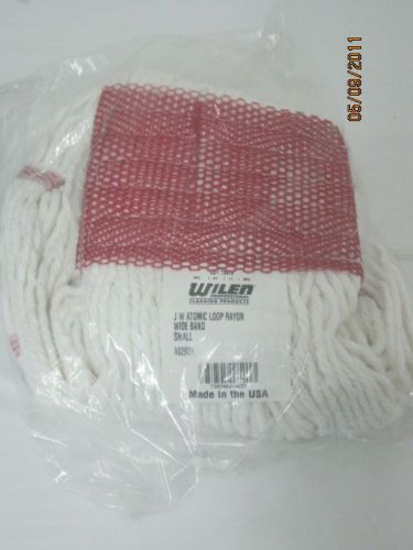 Wilen A02901 J W Atomic Rayon Loop Wet Mop Small 5&#034; Mesh Band