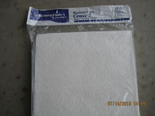 Kimberly-Clark Professional KIMTECH PURE™ W4 Wipers 100 sheet 9X9 IN