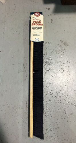 36&#034; ALL PURPOSE PUSH BROOM NATURAL FIBER DBQ INDUSTRIES #10625 (E004)