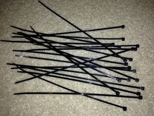 8&#034; Nylon ties, cable ties, ties, Black nylon ties 200 pcs/bag