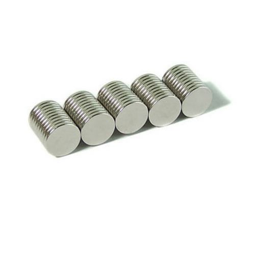 50pcs 12x1.5mm Disc Neodymium Refrigerator Fridge Magnets Rare Earth Craft N35