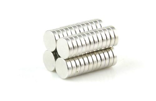 50pcs 6 X 2mm Neodymium Disc Super Strong Rare Earth N35 Small Fridge Magnets