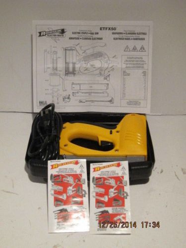 ETFX50 Professional heavy duty electric Staple Gun, DEMO/DISPLAY FREE SHIP, NEW!