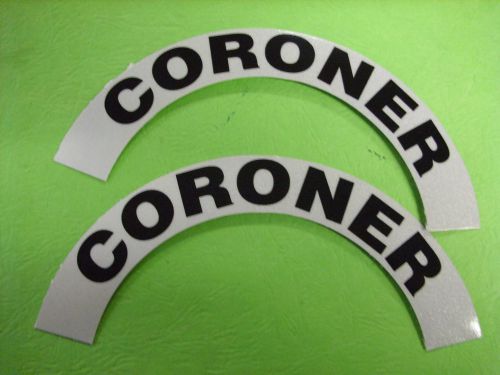 CORONER  CRESCENTS FOR FIRE CONSTRUCTION HELMET