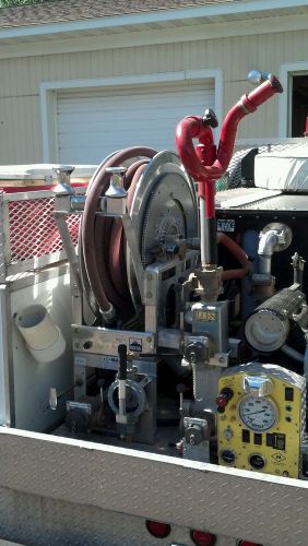 Wildland brush truck fire skid unit bb4 high pressure pump. foam hannay reel for sale