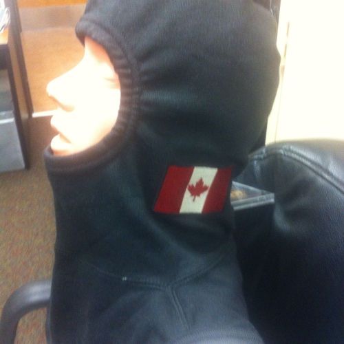 NOMEX LENZING FIREFIGHTING HOOD CANADIAN FLAG