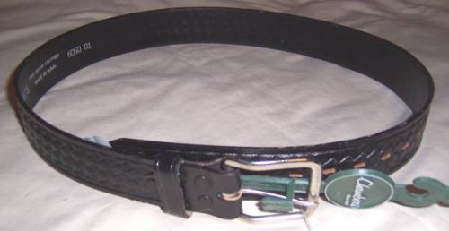 #1-Chambers Black Basketweave Duty Belt 1 1/2&#034; Police, Military Security  30 New