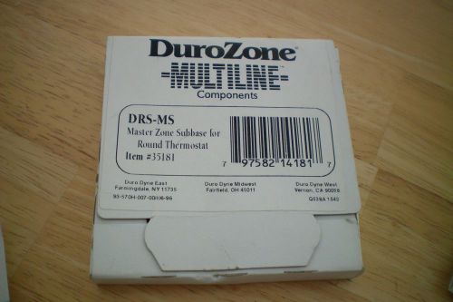 DUROZONE-MULTILINE-DRS-MS MASTER ZONE SUBBASE FOR ROUND THERMOSTAT ITEM# 35181