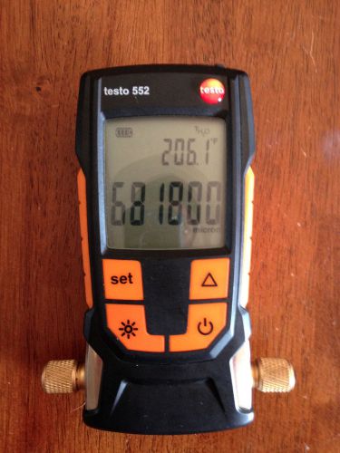 Testo 552 Digital Vacuum Gauge 0560 5520 perfect condition