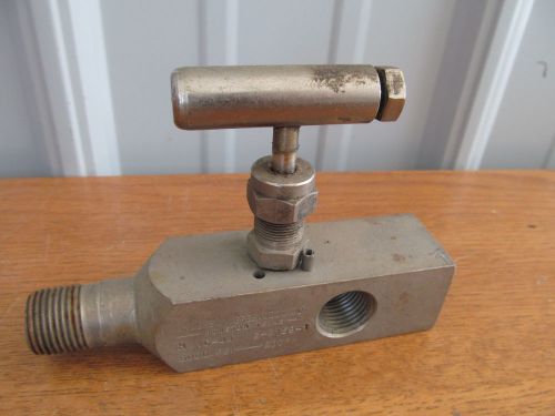 Anderson greenwood manifold 6000psi needle valve 1/2&#034; npt #m5vc-44 (rw-54) for sale