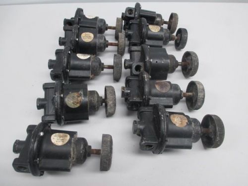 LOT 10 FISHER CONTROLS 67R PRESSURE REGULATOR 1/4IN NPT D231330