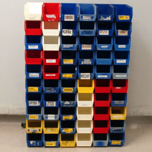 Lot of 60 Akro-Mils 30-230 Stackable/Storage Bins 10-7/8&#034;(Depth)x5-1/2&#034;(W)x5&#034;(H)