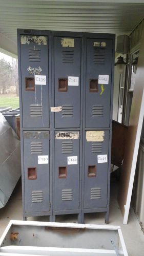 LOCKERS, 6 PER UNIT