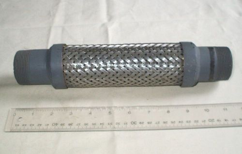 1-1/2&#034; X 11-1/2&#034;  Flexible Metal Hose, Male, Threaded