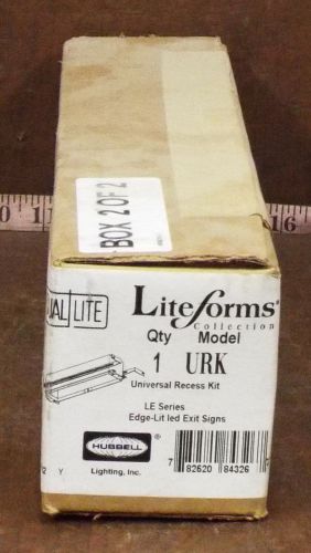 1 NEW HUBBEL URK EDGE-LITE LED EXIT SIGNS NIB *MAKE OFFER*