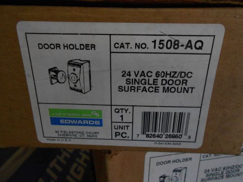 EDWARDS ELECTRIC DOOR HOLDER 1508-AQ 24 VAC SINGLE DOOR SURFACE MOUNT