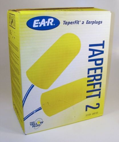 200 pairs earplugs e-a-r taperfit 2 epa class 5 large size 32 decibel reduction for sale