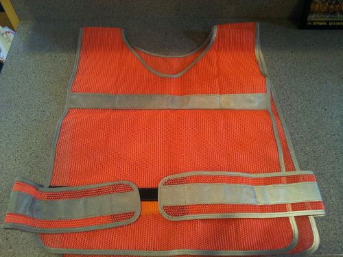 Lighthouse High Visibility Vest orange adjustable