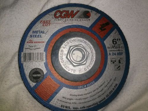 Camel Grinding Wheel A 24 RBF 6&#034;  (10 pcs)