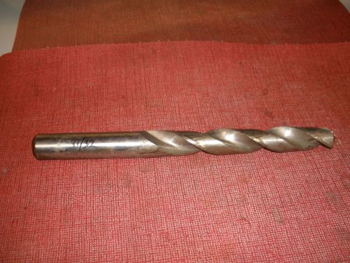 31/32&#034; dia x 11&#034; long HSS Thru Coolant  Drill Bit  USA Made