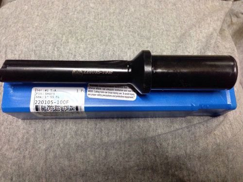 22010S-100F Spade Drill Holder Series #1 T-A SHT FLNG NEW Allied 1 pc