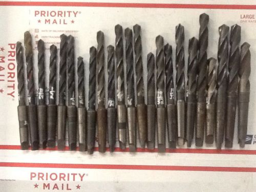 MT2 Taper shank drill lot 23 pieces