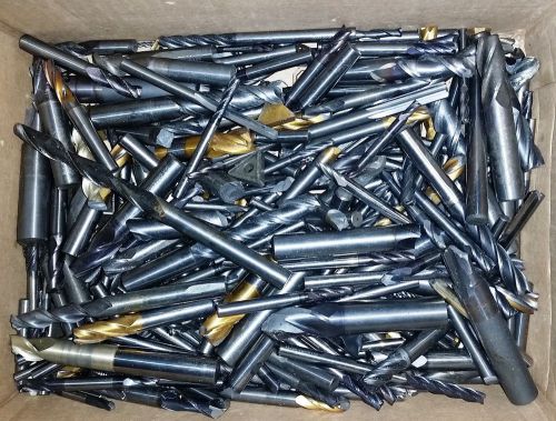 25 LBS SCRAP CARBIDE ENDMILLS &amp; INSERTS