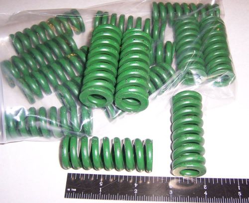 DIE SPRINGS,green,heavy duty, punch and die springs,tooling,punch press,tooling