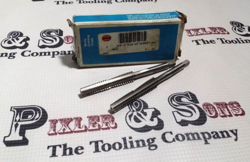 NICE! PAIR OF BESLY 3/8-12 ACME 2G 4 FLUTE TANDEM TAPS 3/8&#034; x 12