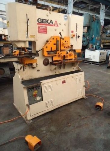 Geka HYD110 120 ton Dual Cylinder Hydraulic Ironworker