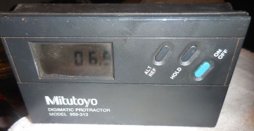 Mitutoyo digimatic digital protractor 950-313,works on 1 9 volt battery for sale