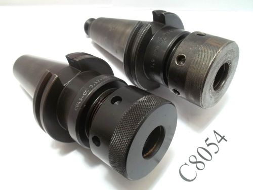 2 PC SET CAT45 TG100 COLLET CHUCK CAT 45 TG 100 LOT C8054