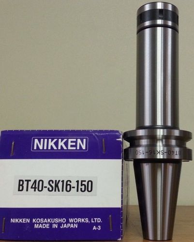 Nikken bt40 sk16 collet chuck, 5.91&#034; coolant thru **new** for sale