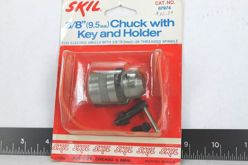 SKIL CHUCK-KEY-HOLDER-3/8-FITS 3/8X24 THREAD SPINDLE-NIP-USA#67974-OLD STOCK#18