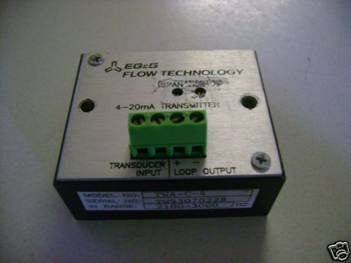 EG&amp;G FLOW TECHNOLOGY TWA-C-4 TRANSMITTER 2100-3000Hz