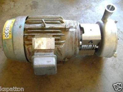 10 HP Tri Clover Stainless Sanitary Centrifugal Pump