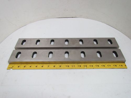 Granulator bed knife blades 7-hole 20&#034; set of 2 for sale