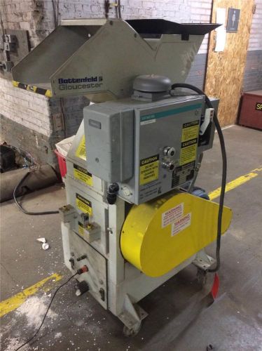 1021 battenfeld gloucester plastic granulator 7.5 hp model: 1012-bp-7.5, used for sale