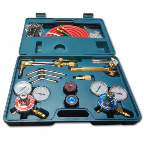 Oxygen Acetylene Welding Cutting Kit Victor Type Torch Brazing Soldering Oxy Kit