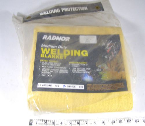 Radnor #64052007 neoprene coated fiberglass welding blanket 6&#039; x 8&#039;  ,30 ounce ~ for sale