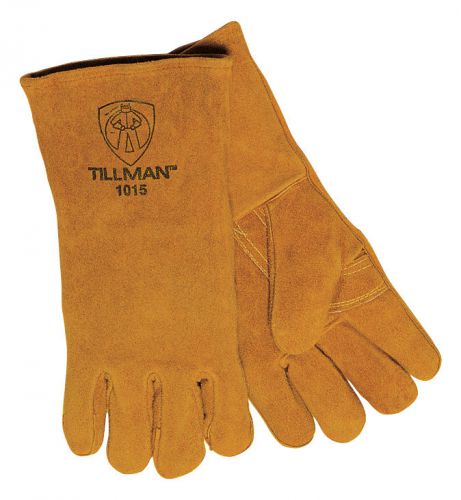 Tillman 1015 Slightly Shoulder Select Cowhide Welding Gloves, Large |Logo
