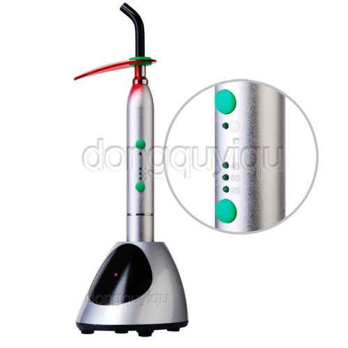 Dental Wireless LED Curing Light Lamp High Power Teeth Cure Orthodontics 2000mw