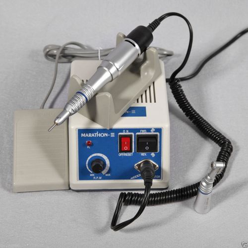 Dental Marathon Micro Motor 35K RPM Polisher+Low speed Handpieces+electric motor