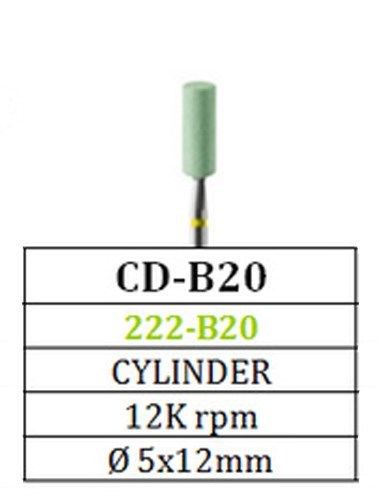 Diamond green stone besqual cd-b20 cylinder for zirconia porcelain (12 pack) for sale