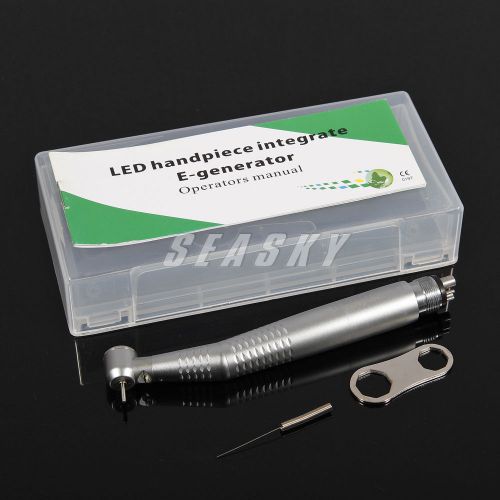 Dental E-Generator Integrated LED Handpiece large torque push button 4 hole