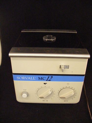 Dupont/Sorvall MC-12V Centrifuge w/ FA-Micro/1.5ml Autoclavable 12-Place Rotor