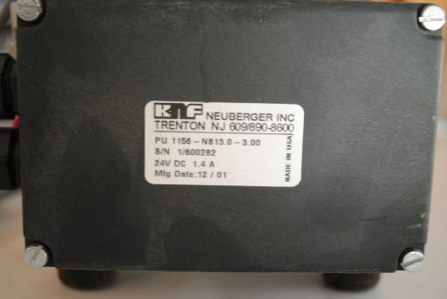 KNF NEUBERGER PU1156-N813.0-3.00 PUMP 24V BLDC 1.0 AMPS