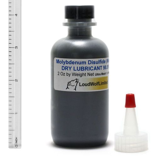 Molybdenum Disulfide Lubricant  2 Oz + Dispenser Cap  SHIPS FAST from USA