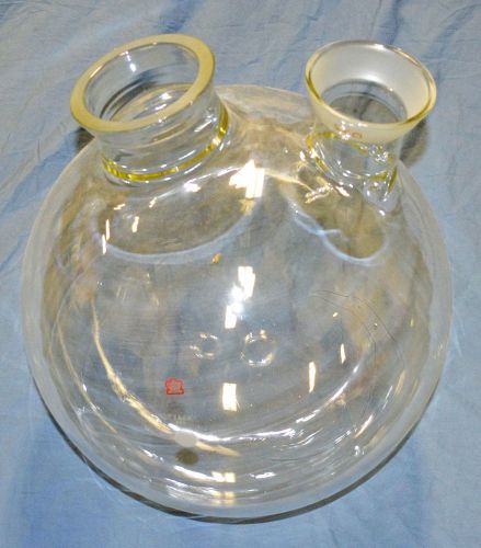 Kontes Large 50-Liter Round-Bottom, Heavy-Wall 2-Neck Flask 102/75 50000ml 50L